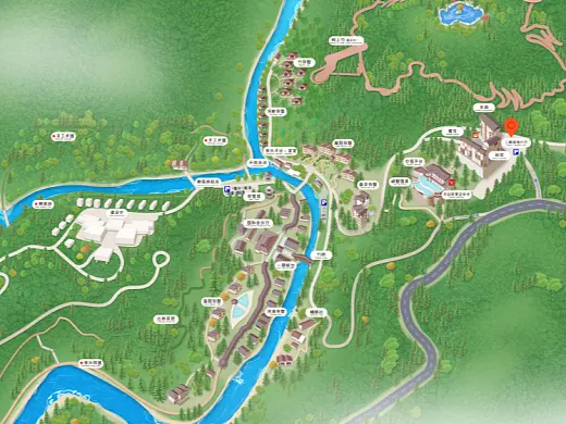 寮步镇结合景区手绘地图智慧导览和720全景技术，可以让景区更加“动”起来，为游客提供更加身临其境的导览体验。